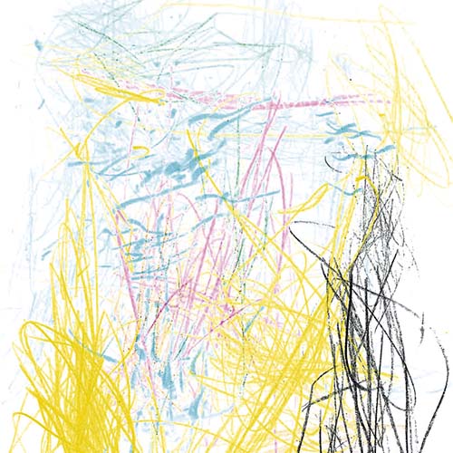 はやぶさと秋の月 オンライン絵画展スマイルキッズプロジェクト