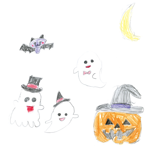 ハロウィンの絵