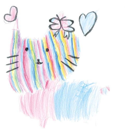 にじいろハートねこちゃん