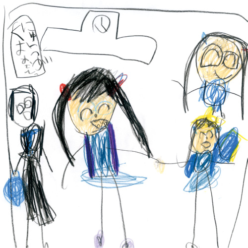 大好きな家族と小学校