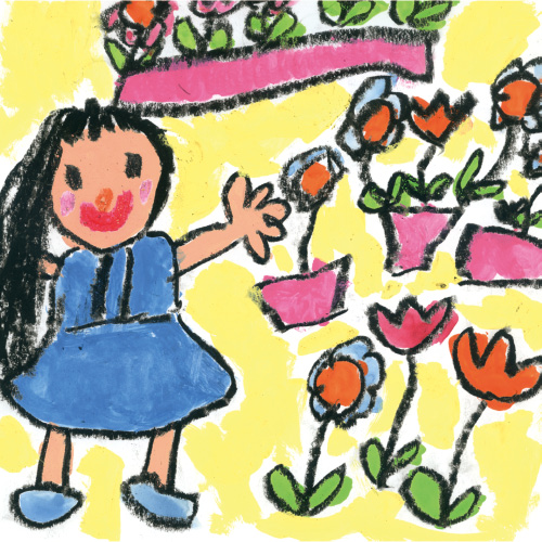 春のお花屋さん