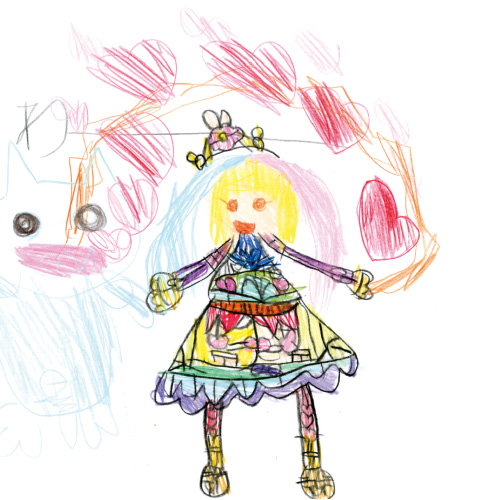 プリキュアとおにがたたかっているところ