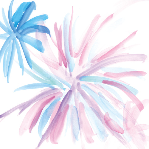 キラキラ花火