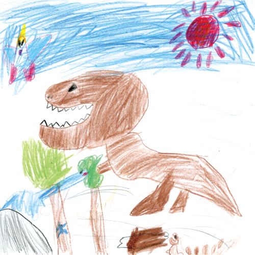 ティラノサウルスVSプテラノドン