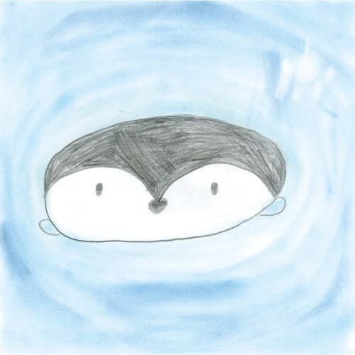 海の中のぺんちゃん