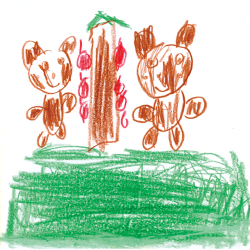 くまのままとくまの子ども