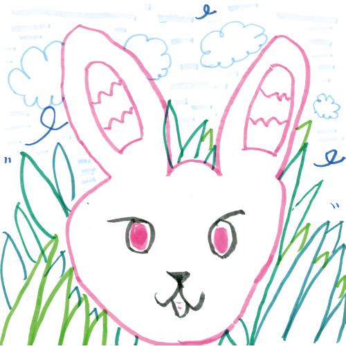 かっこいいうさぎ