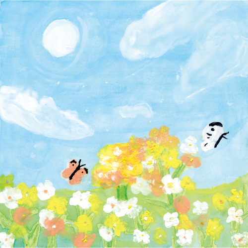 春のお花畑