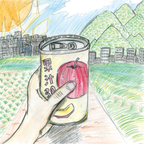 冷たい缶ジュース