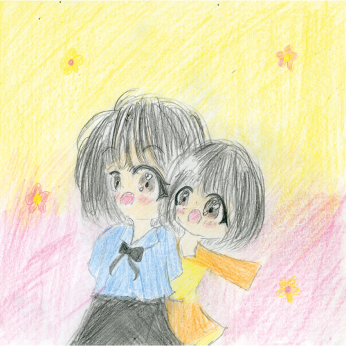 妹おんぶ!!