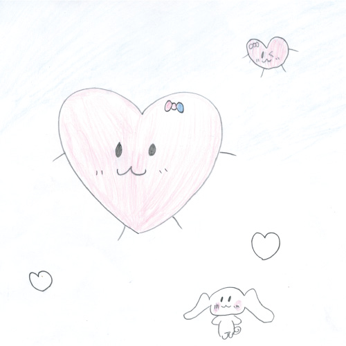 私のオリジナルキャラのハートちゃんとシナモン!!