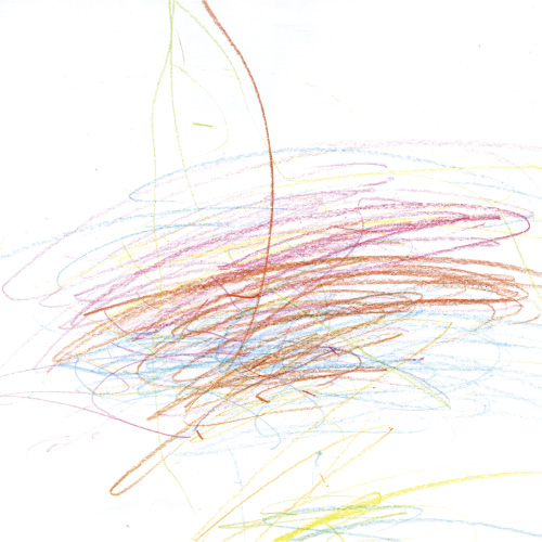 2歳のおえかき