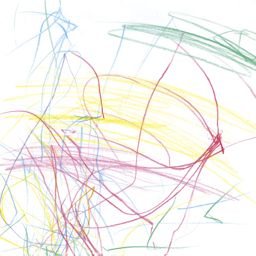 2歳のおえかき