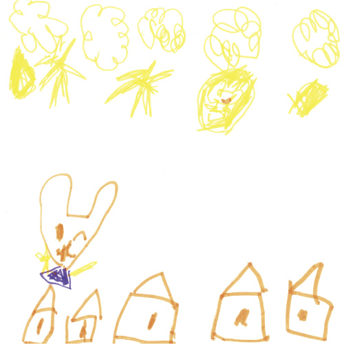 うさぎさんとおつきさま