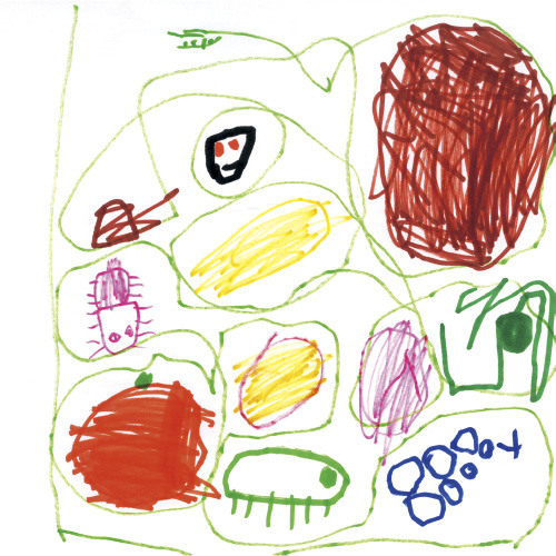 ヘビさんとフルーツ