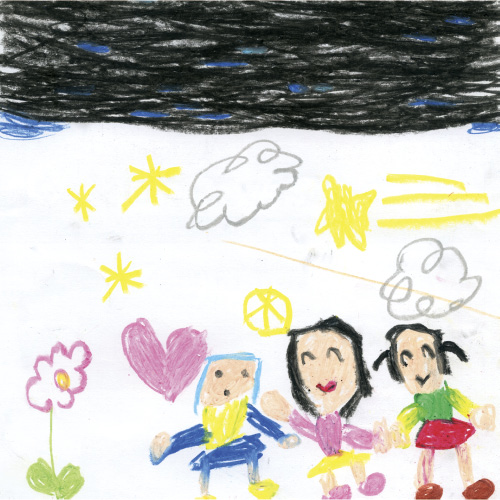 バイバイ　あしたもあそぼうね