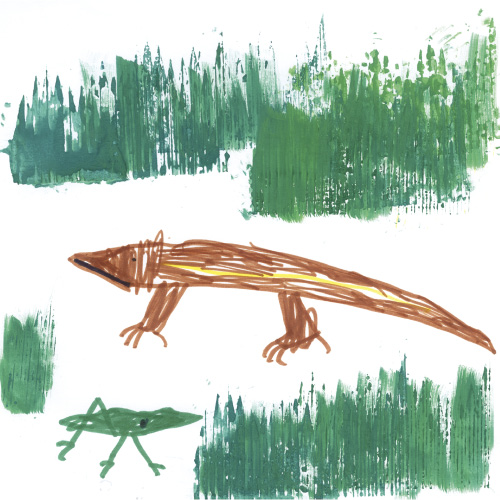 とかげを見つけたい！