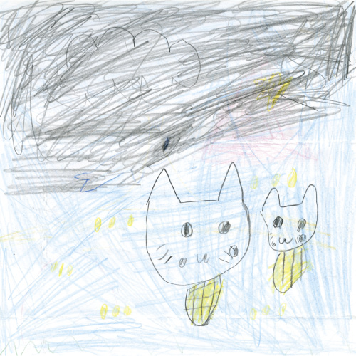 よるのおもち（おともだちのいえのねこ）