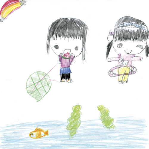 おねえちゃんとうみあそび