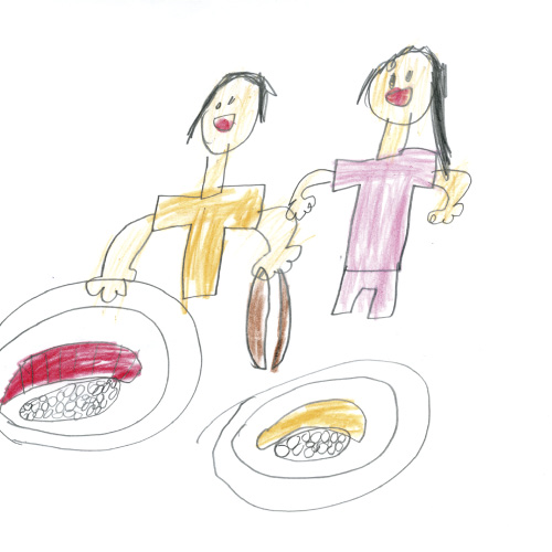 マグロままサーモンだいすき