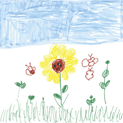 ひまわりのあさ