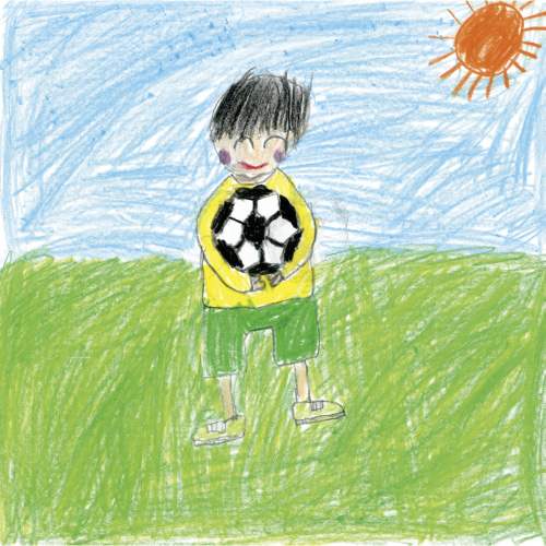 大好きなサッカーボール