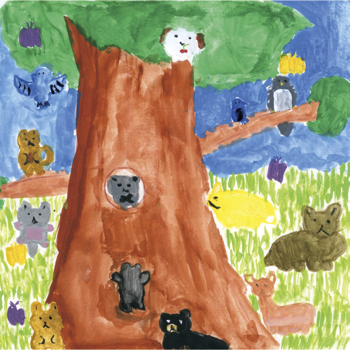 森の中のいこいの場