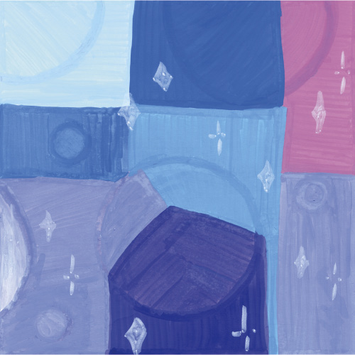 「色分けシャボン玉」