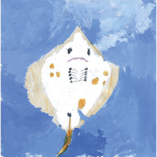 エイがおばけにへんしんだ！