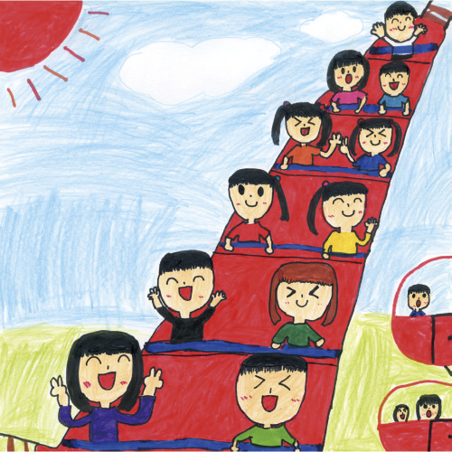 ジェットコースターへLet's go！