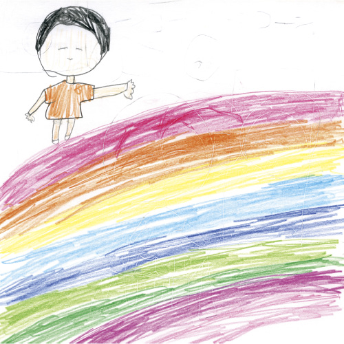 笑顔になぁれ！　虹の橋（レインボーロード）